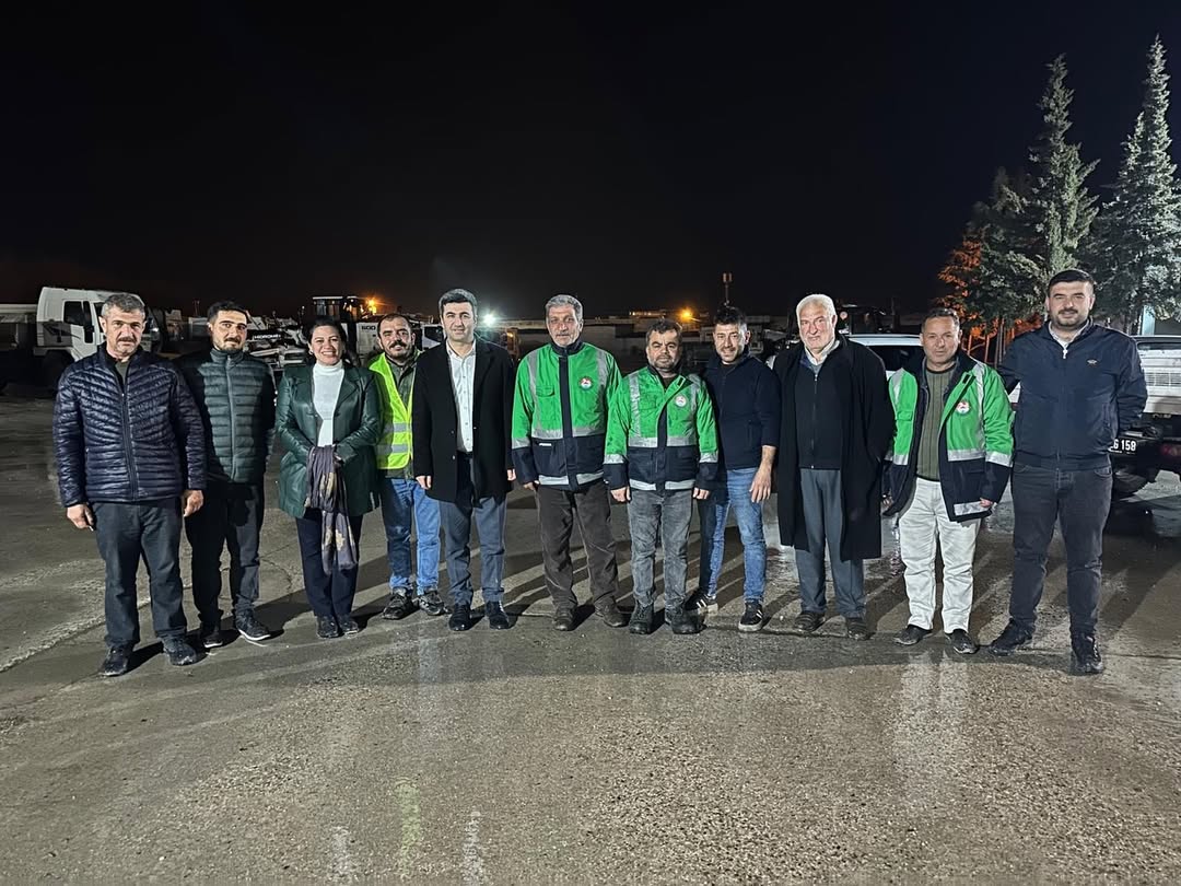 Yoğun yağış mesaisi